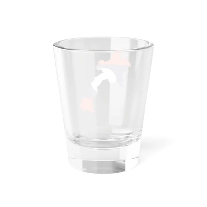 Flag-map of Laos (Laos) Shot Glass 1.5oz - Go Mug Yourself