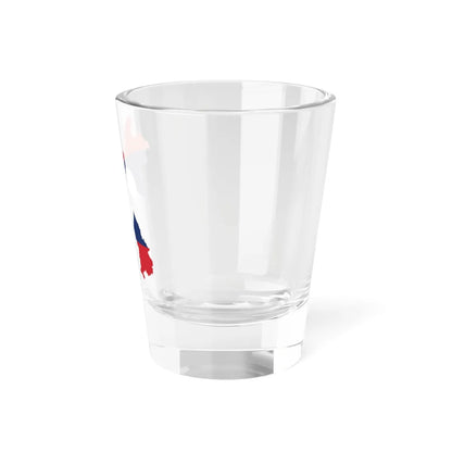 Flag-map of Laos (Laos) Shot Glass 1.5oz - Go Mug Yourself