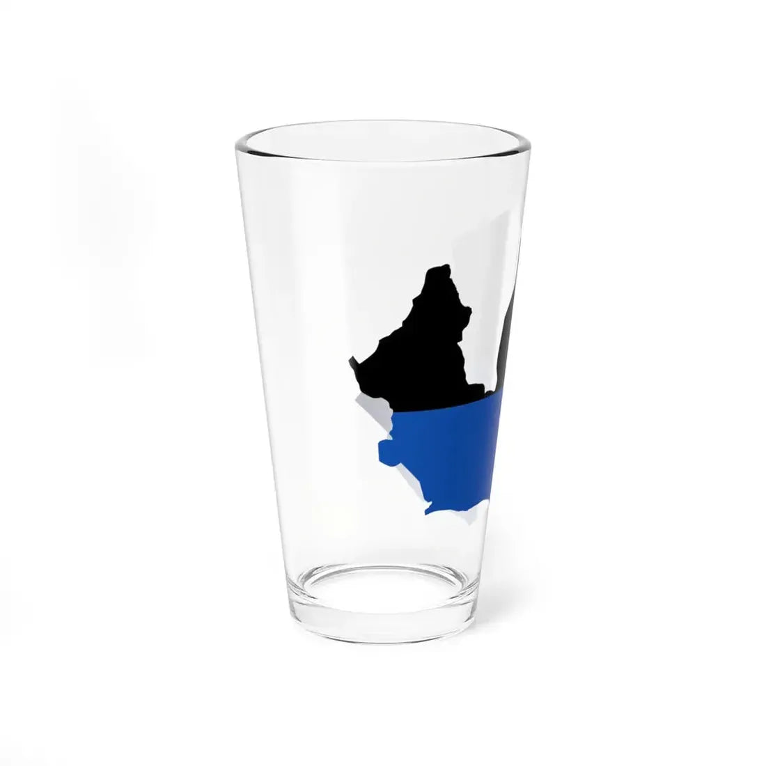 Flag map of Latina Italy (Italy) Pint Glass 16oz - Go Mug Yourself