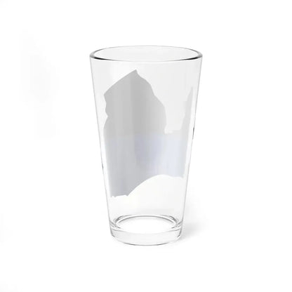 Flag map of Latina Italy (Italy) Pint Glass 16oz - Go Mug Yourself