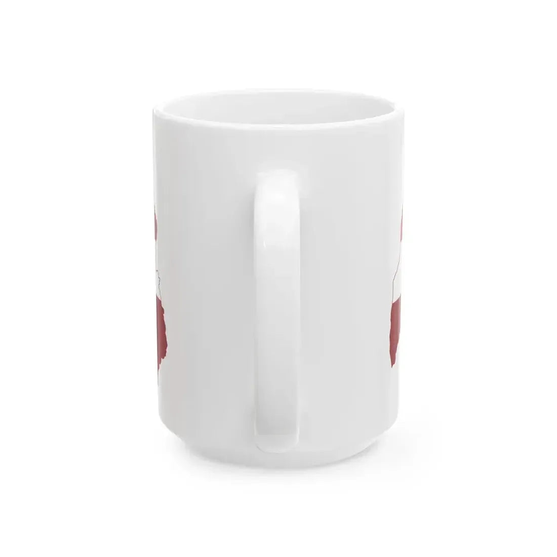 Flag-map of Latvia (Latvia) White Coffee Mug - Go Mug Yourself