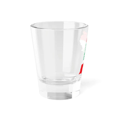Flag-map of Lebanon (Lebanon) Shot Glass 1.5oz - Go Mug Yourself