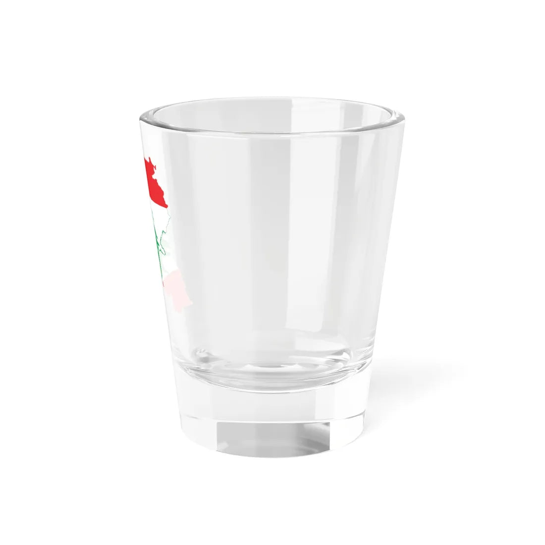 Flag-map of Lebanon (Lebanon) Shot Glass 1.5oz - Go Mug Yourself