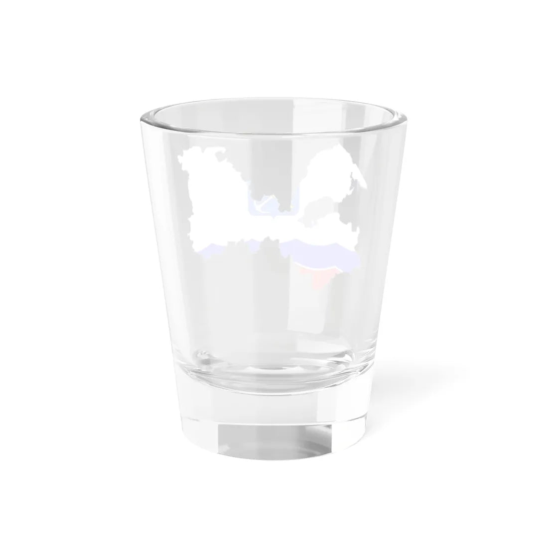 Flag-map of Leningrad Oblast (Russia) Shot Glass 1.5oz - Go Mug Yourself