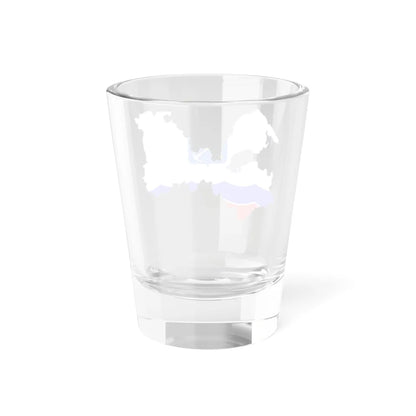 Flag-map of Leningrad Oblast (Russia) Shot Glass 1.5oz - Go Mug Yourself