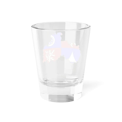 Flag-map of Liberec Region (Czech Republic) Shot Glass 1.5oz - Go Mug Yourself