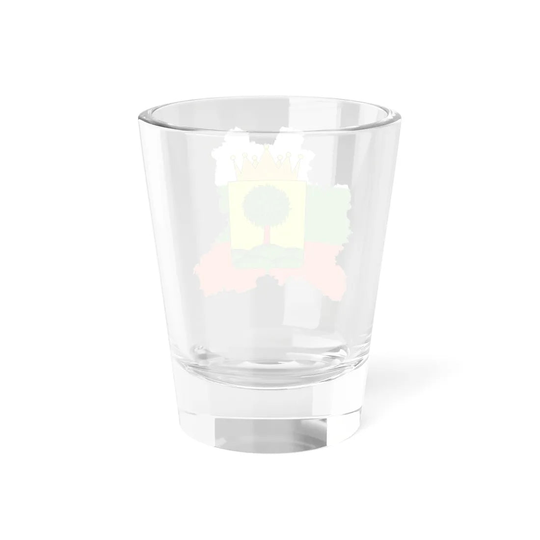 Flag-map of Lipetsk Oblast 2003 (Russia) Shot Glass 1.5oz - Go Mug Yourself