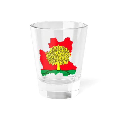 Flag-map of Lipetsk Oblast (Russia) Shot Glass 1.5oz 1.5oz - Go Mug Yourself