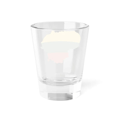 Flag-map of Lithuania (Lithuania) Shot Glass 1.5oz - Go Mug Yourself