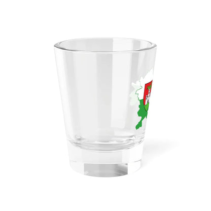Flag-map of Ljubljana (Slovenia) Shot Glass 1.5oz - Go Mug Yourself