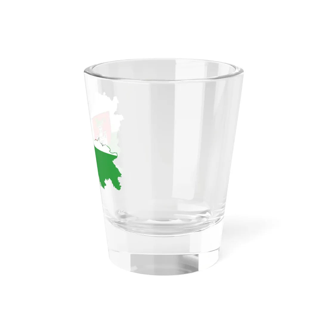 Flag-map of Ljubljana (Slovenia) Shot Glass 1.5oz - Go Mug Yourself