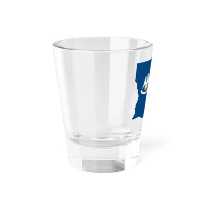 Flag-map of Louisiana (United States) Shot Glass 1.5oz - Go Mug Yourself