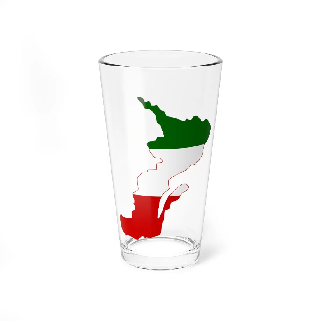 Flag-map of Lower Canada (Canada) Pint Glass 16oz 16oz - Go Mug Yourself