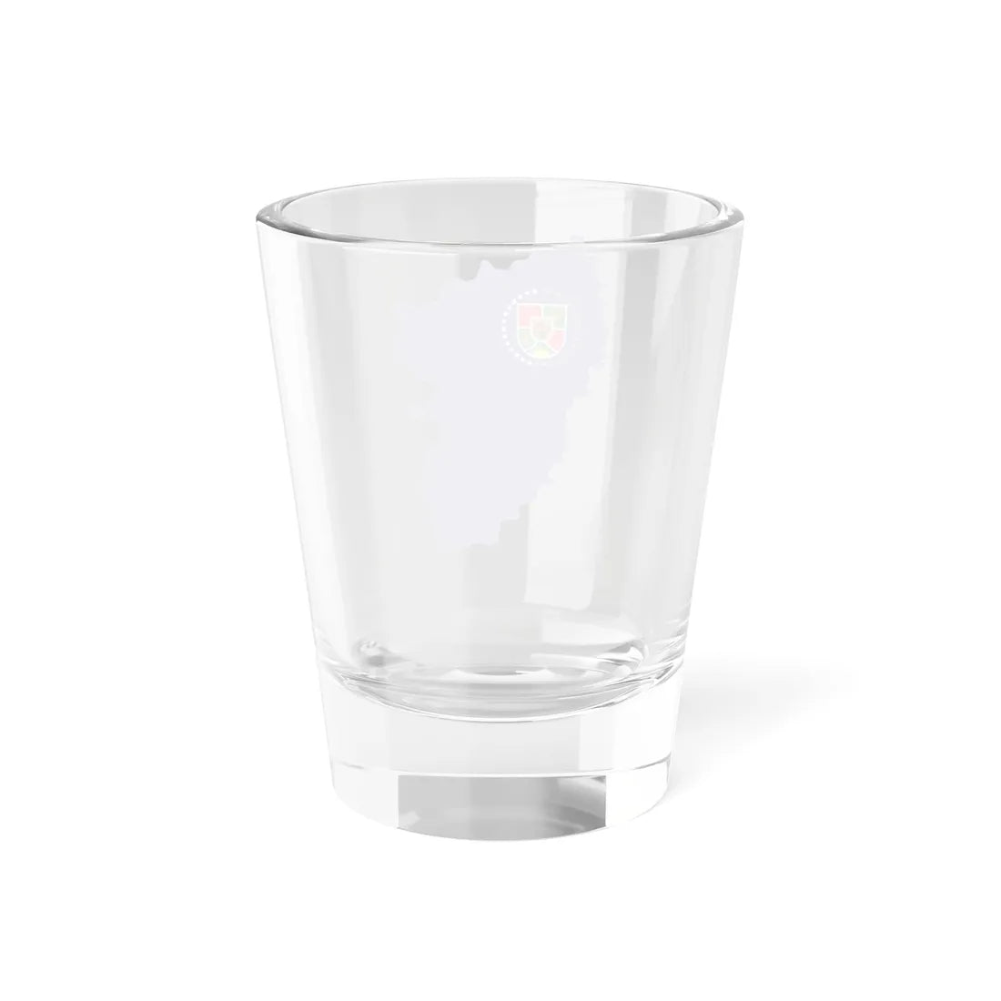 Flag-map of Luhansk Oblast (Ukraine) Shot Glass 1.5oz - Go Mug Yourself