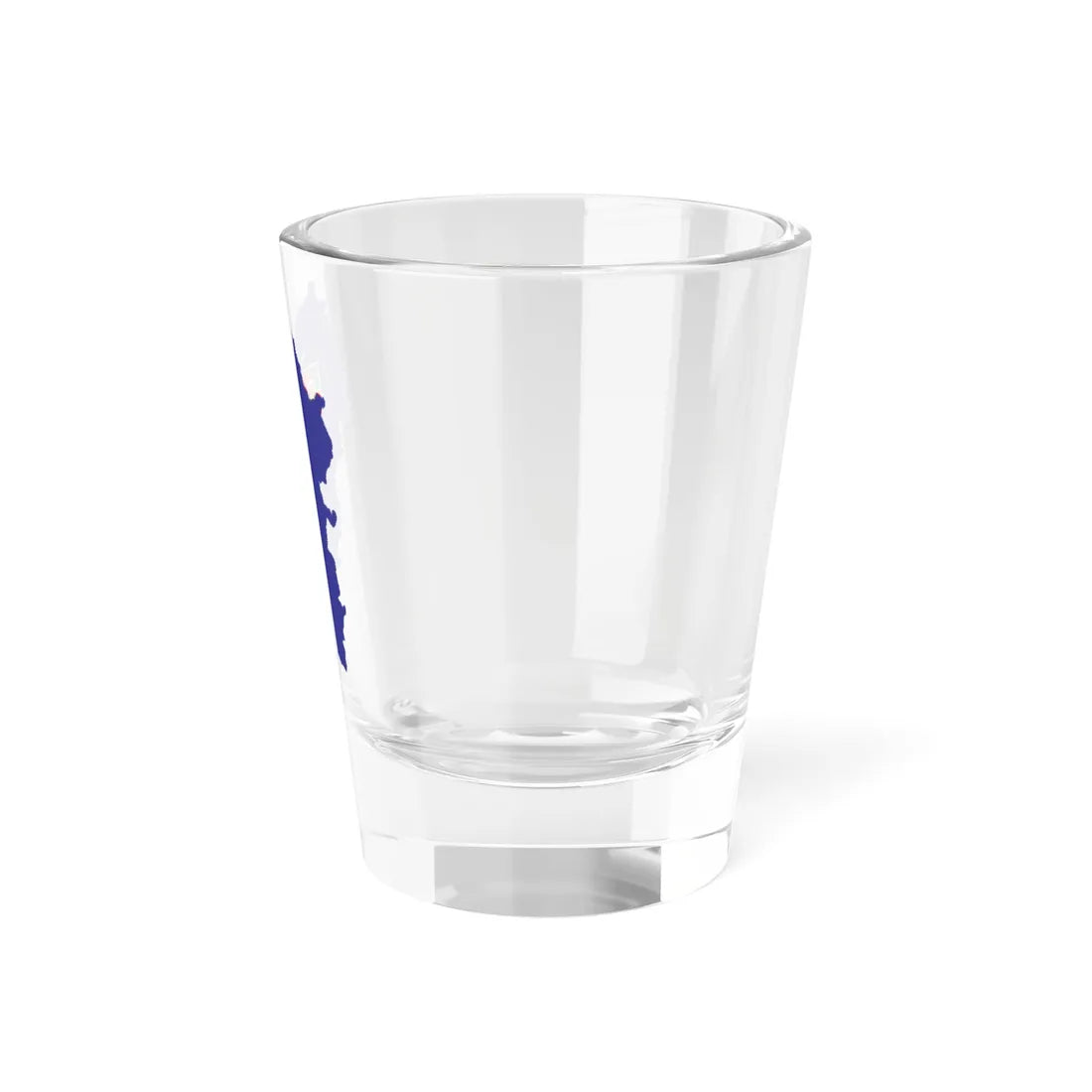 Flag-map of Luhansk Oblast (Ukraine) Shot Glass 1.5oz - Go Mug Yourself
