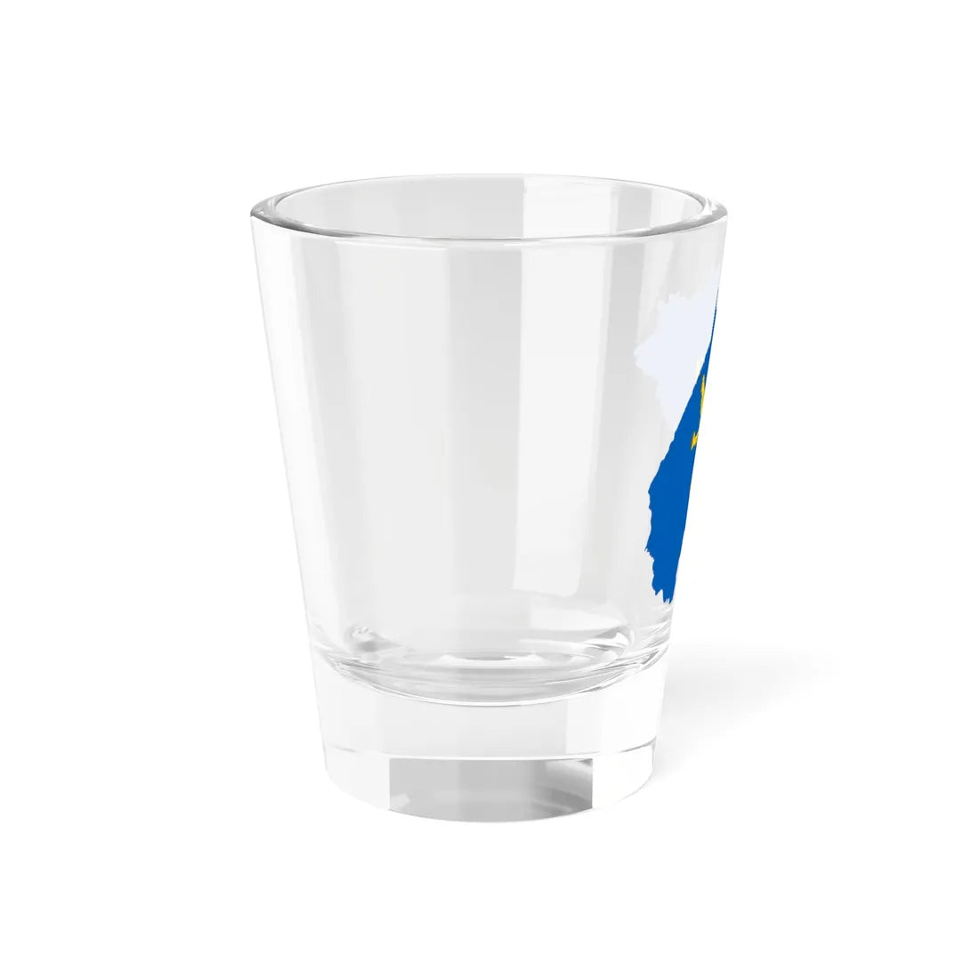 Flag-map of Lviv Oblast (Ukraine) Shot Glass 1.5oz - Go Mug Yourself