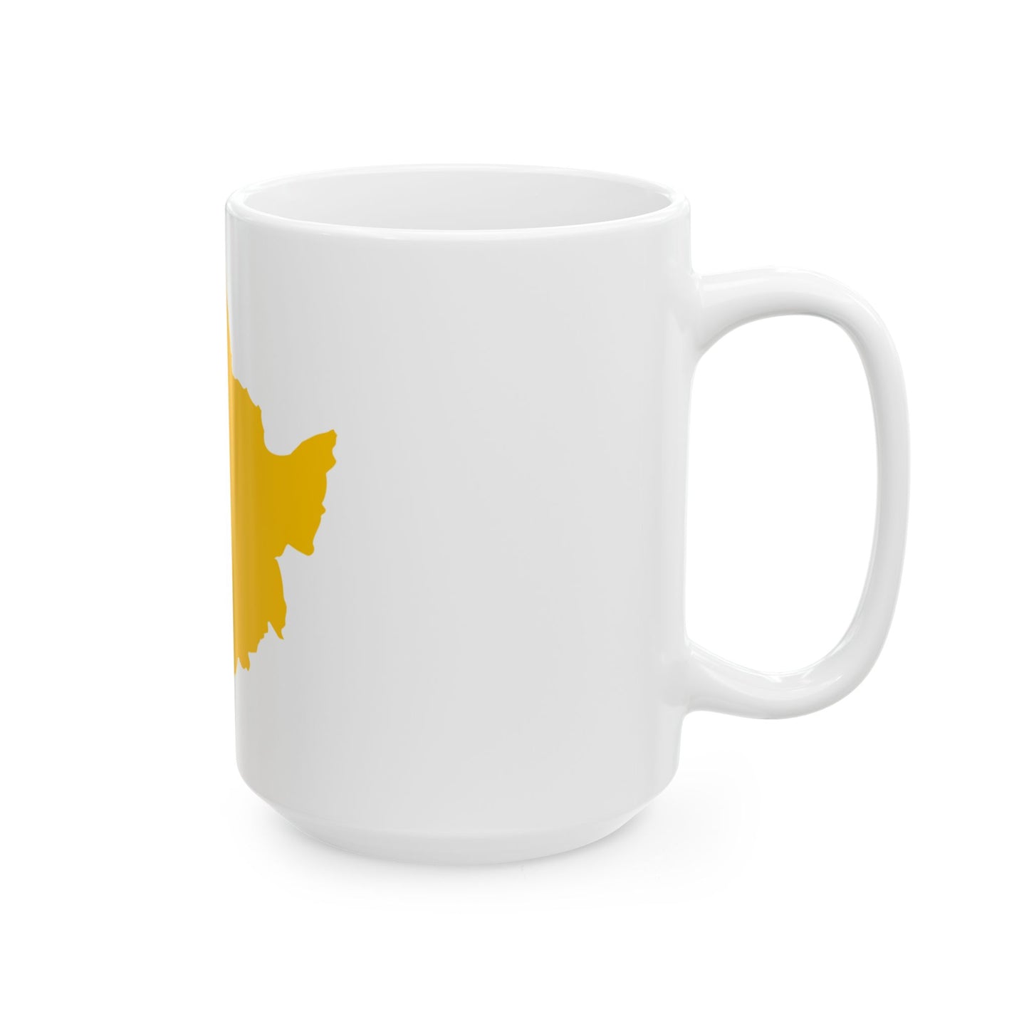 Flag map of Manchukuo 1932-1945 (China) White Coffee Mug-Go Mug Yourself