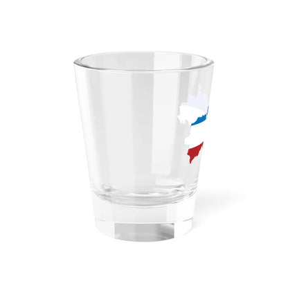 Flag-map of Mari El 2006-2011 (Russia) Shot Glass 1.5oz - Go Mug Yourself
