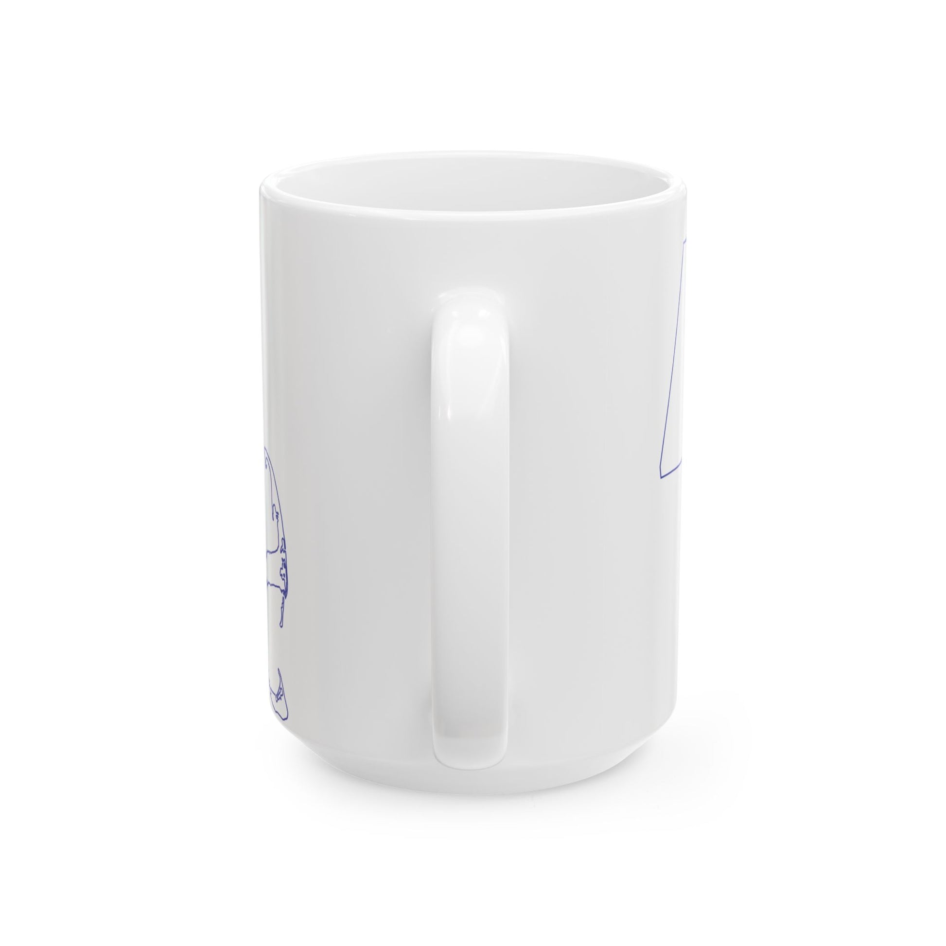 Flag-map of Massachusetts (United States) White Coffee Mug-Go Mug Yourself