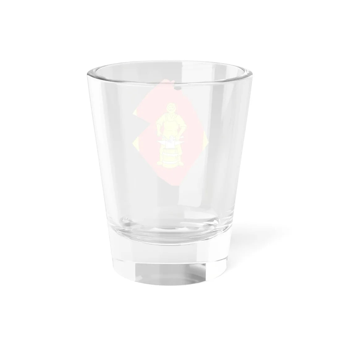 Flag-map of Melallostroy (Russia) Shot Glass 1.5oz - Go Mug Yourself