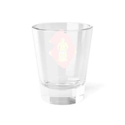 Flag-map of Melallostroy (Russia) Shot Glass 1.5oz - Go Mug Yourself