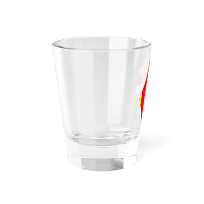 Flag-map of Melallostroy (Russia) Shot Glass 1.5oz - Go Mug Yourself