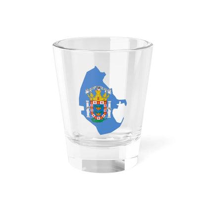 Flag-map of Melilla (Spain) Shot Glass 1.5oz 1.5oz - Go Mug Yourself