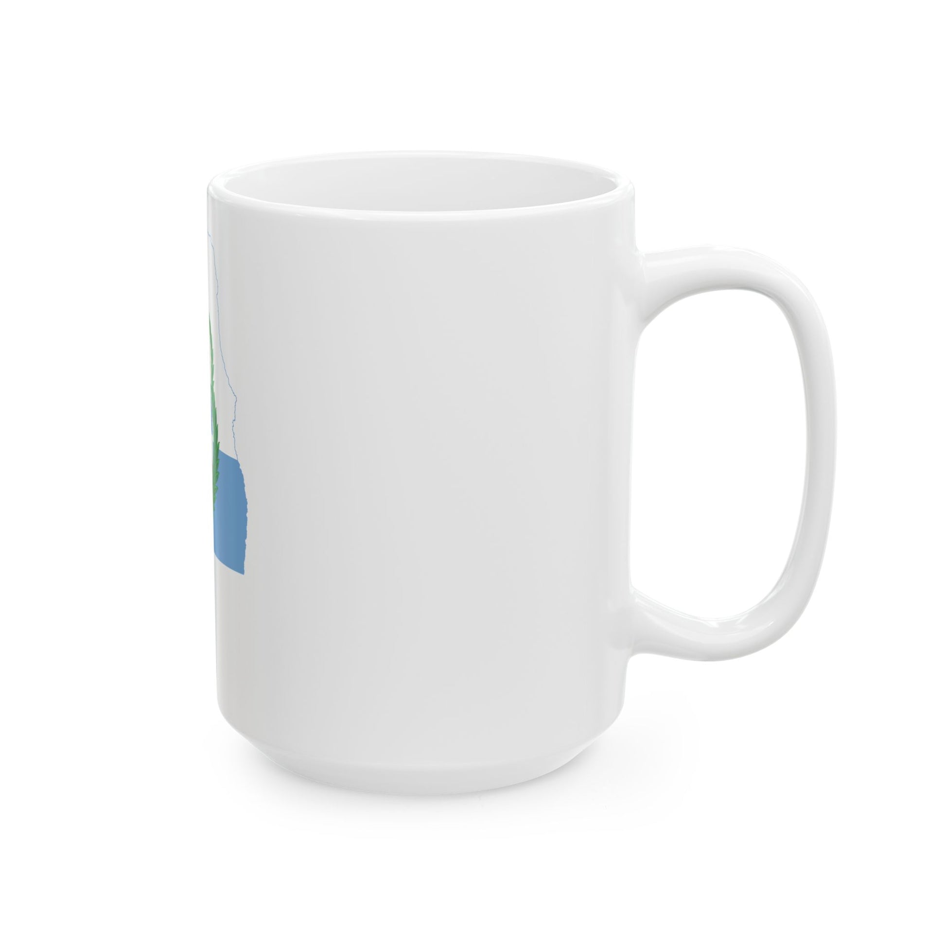 Flag-map of Mendoza Province (Argentina) White Coffee Mug-Go Mug Yourself