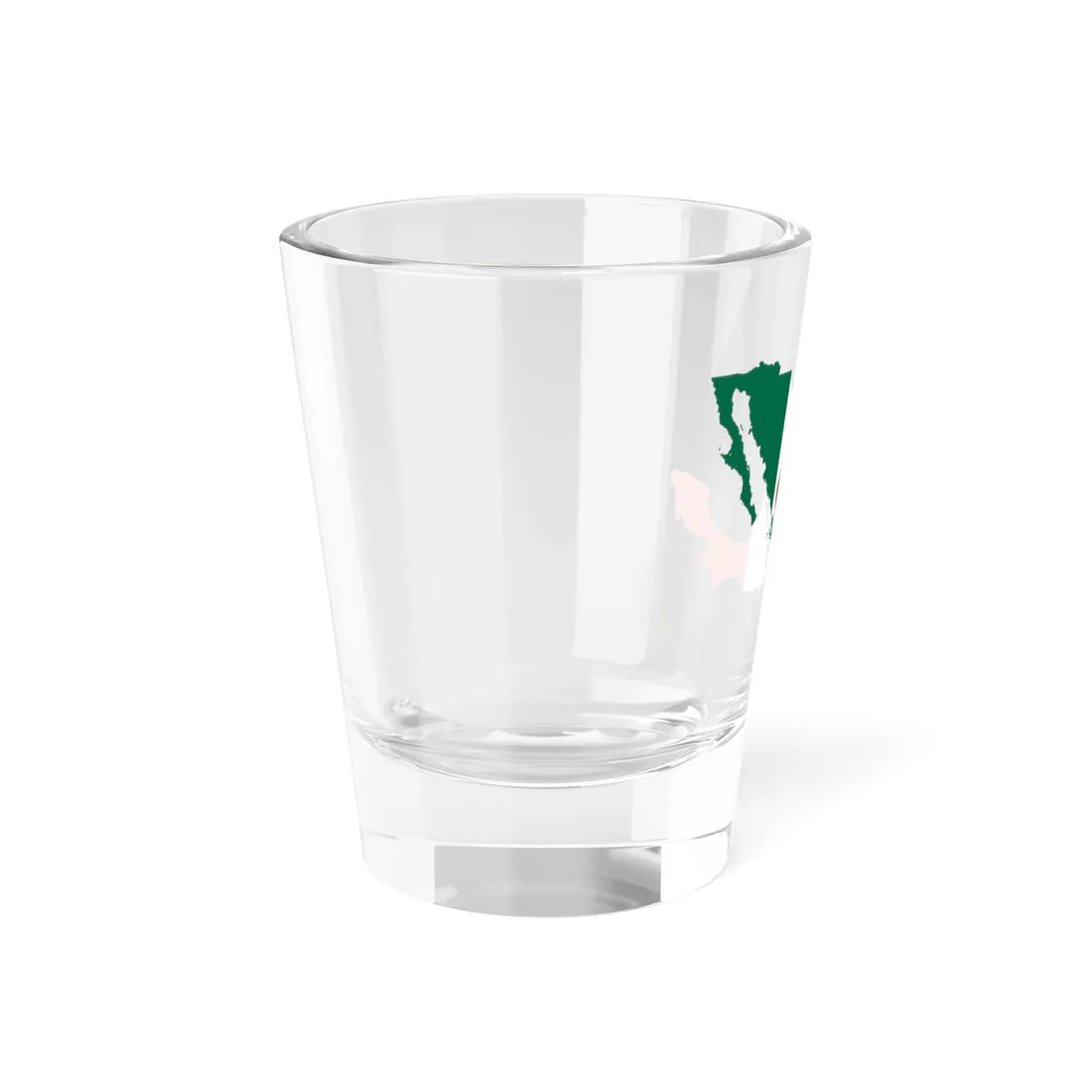 Flag-map of Mexico 1848-1853 (Mexico) Shot Glass 1.5oz - Go Mug Yourself