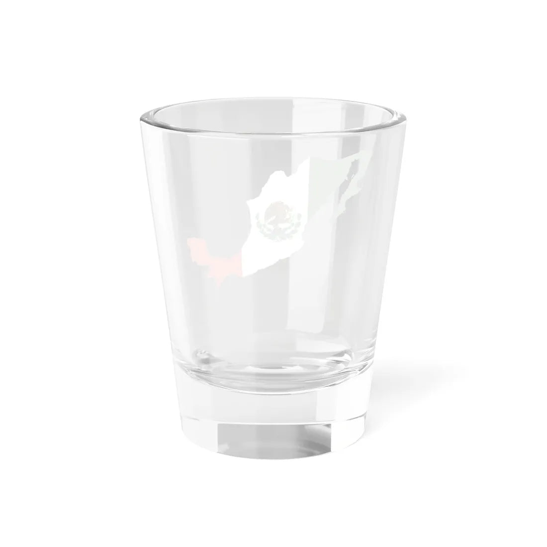 Flag-map of Mexico 1916-1934 (Mexico) Shot Glass 1.5oz - Go Mug Yourself