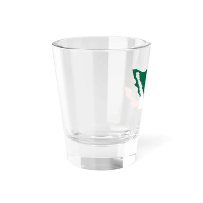 Flag-map of Mexico 1916-1934 (Mexico) Shot Glass 1.5oz - Go Mug Yourself