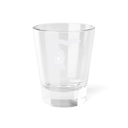Flag map of Michigan (United States) Shot Glass 1.5oz - Go Mug Yourself