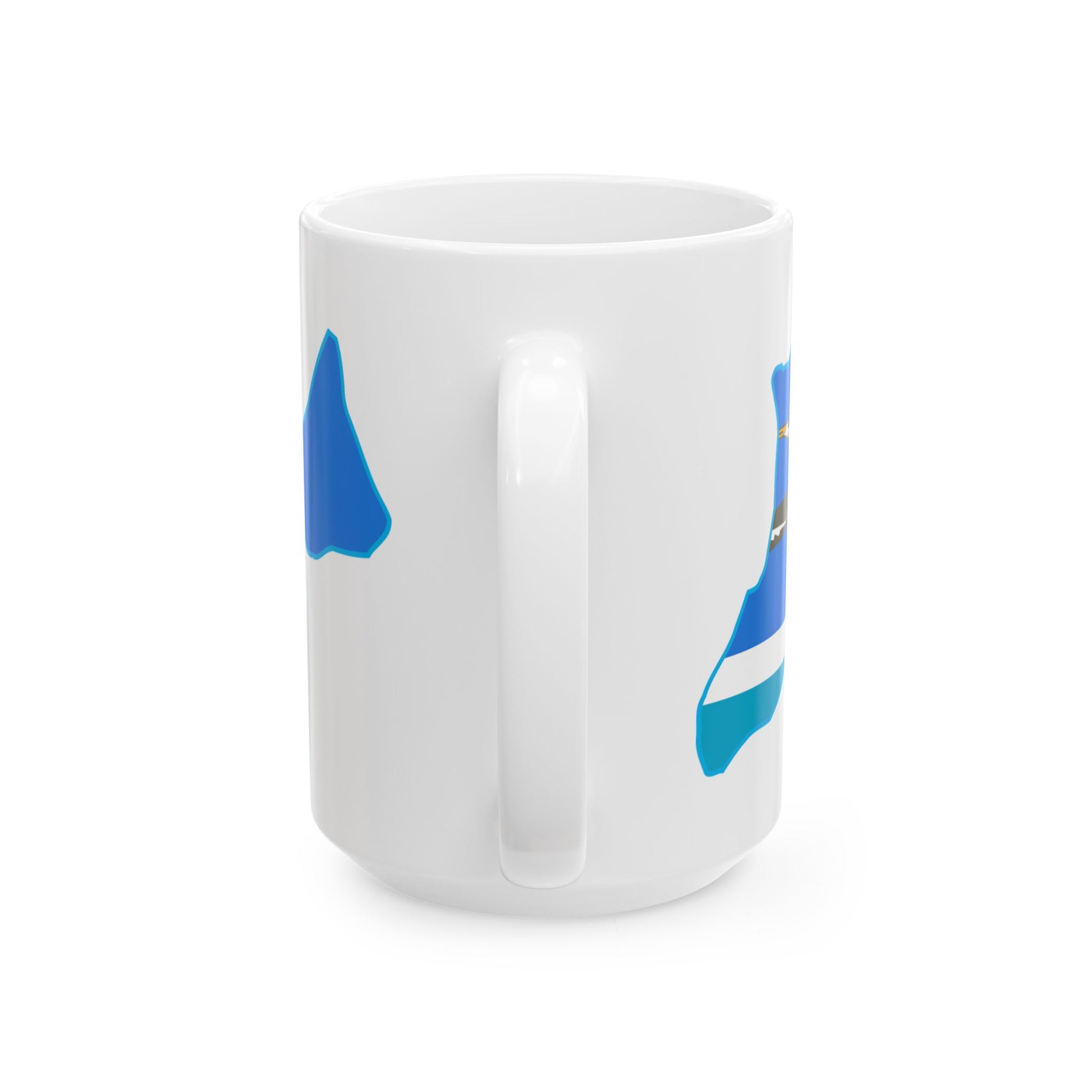 Flag map of Midway Atoll (United States) White Coffee Mug-Go Mug Yourself