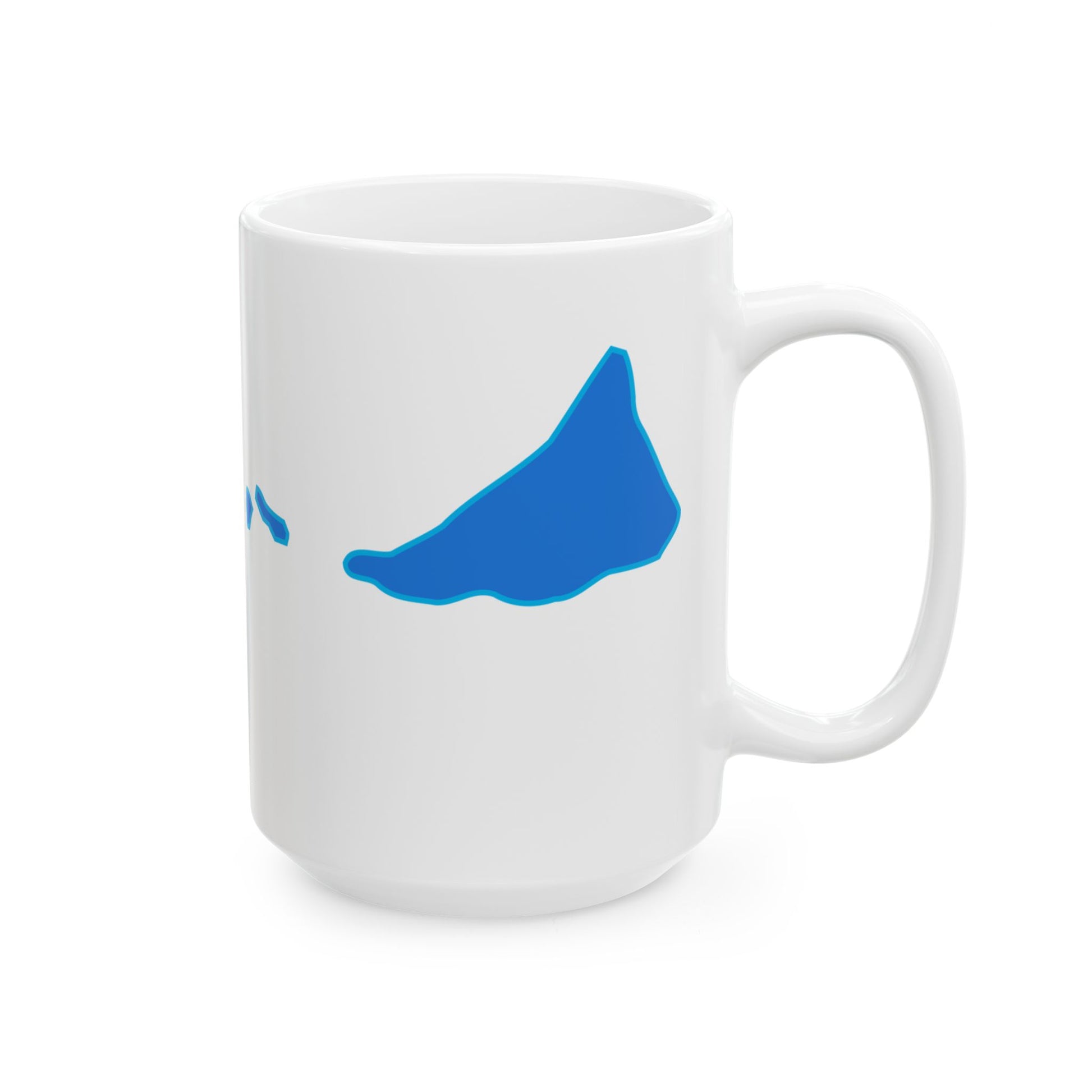 Flag map of Midway Atoll (United States) White Coffee Mug-Go Mug Yourself