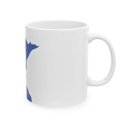 Flag-map of Minnesota alternative version (United States) White Coffee Mug-Go Mug Yourself