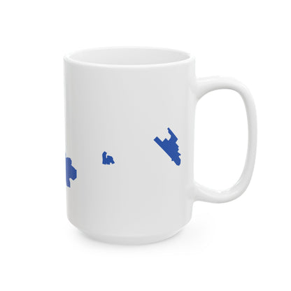 Flag-map of Minsk (Belarus) White Coffee Mug-Go Mug Yourself