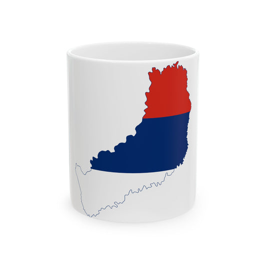 Flag-map of Misiones Province (Argentina) White Coffee Mug-11oz-Go Mug Yourself
