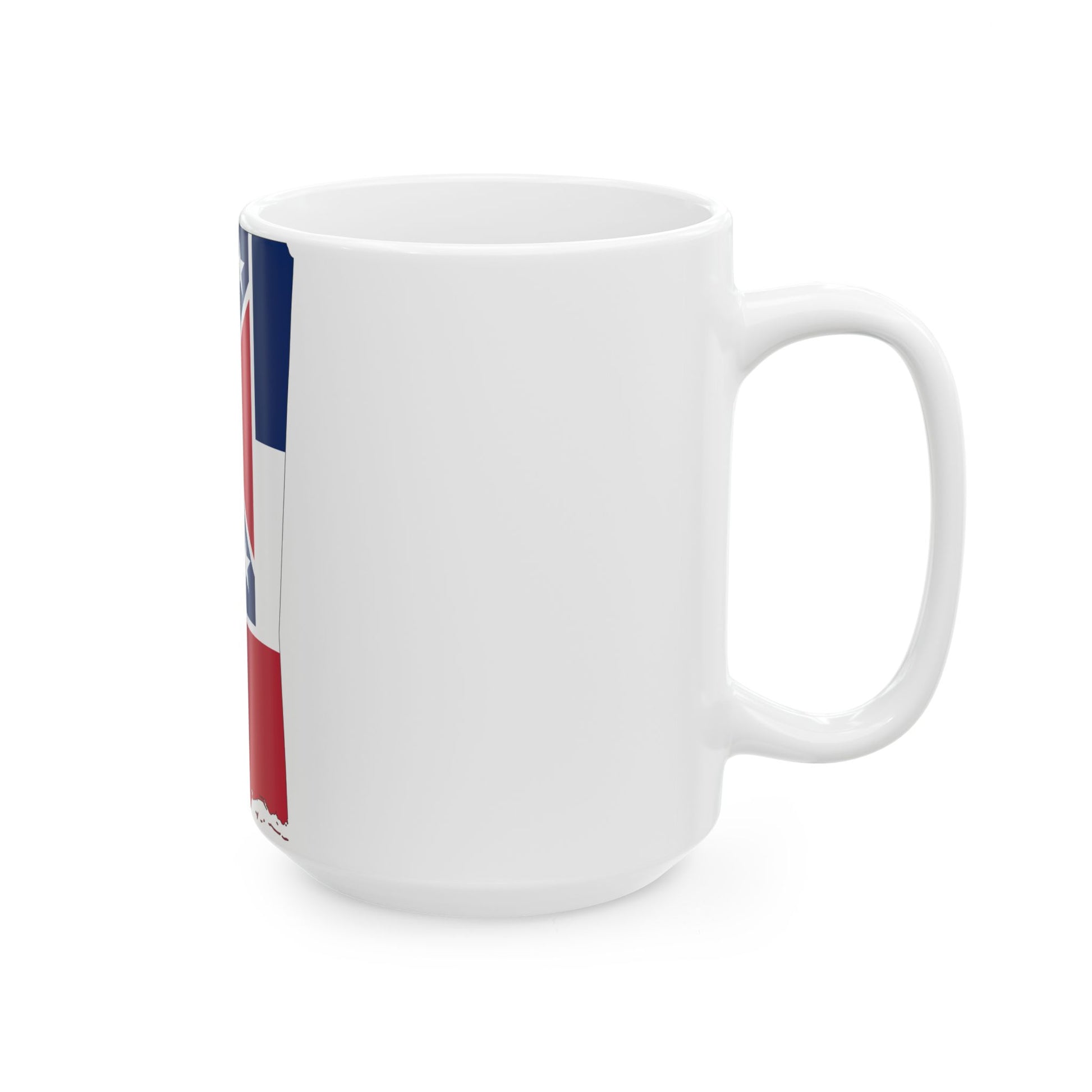 Flag map of Mississippi 1894-2020 (United States) White Coffee Mug-Go Mug Yourself