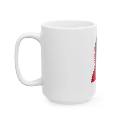 Flag map of Mississippi (United States) White Coffee Mug - Go Mug Yourself