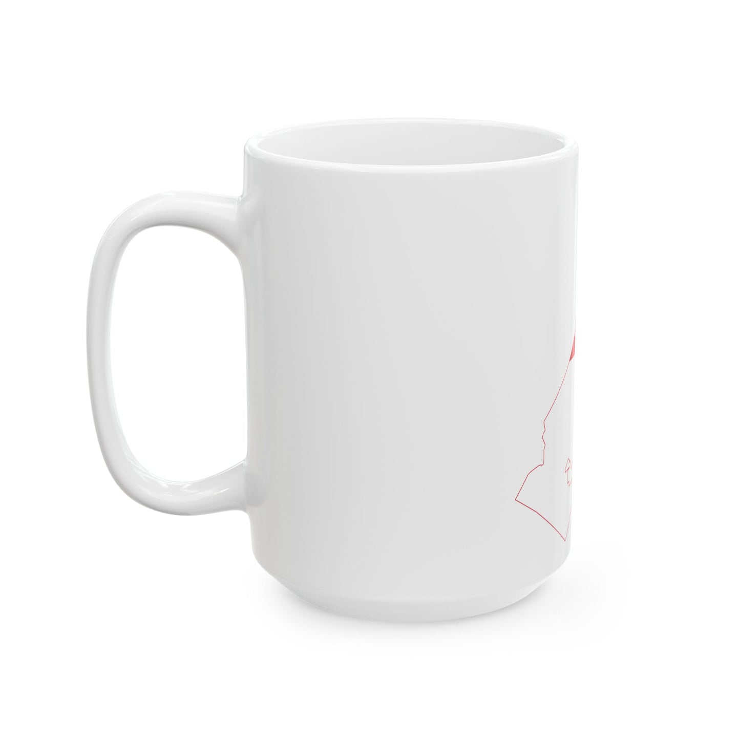 Flag-map of Monaco2 (Monaco) White Coffee Mug-Go Mug Yourself