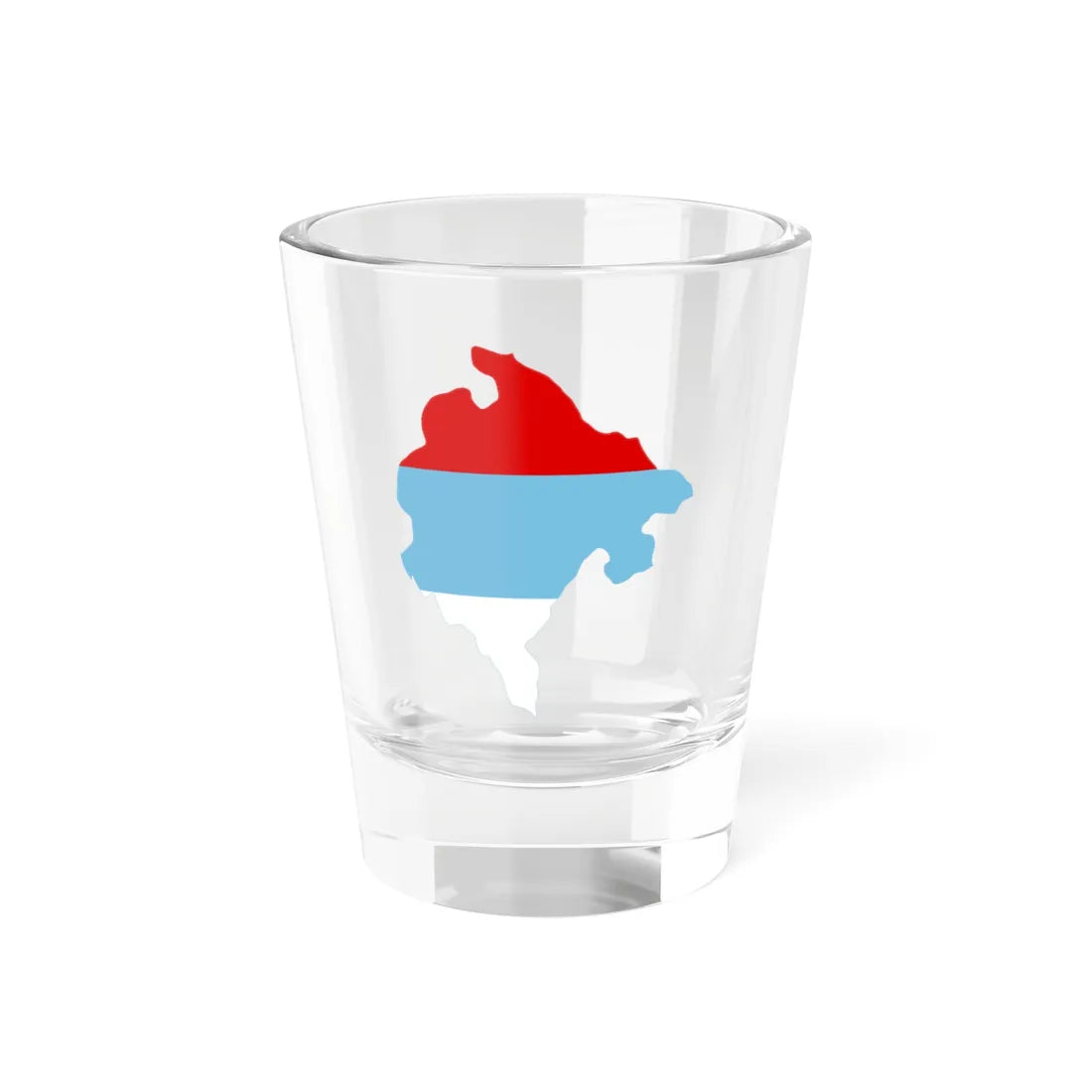 Flag-map of Montenegro 1993-2004 (Montenegro) Shot Glass 1.5oz 1.5oz - Go Mug Yourself