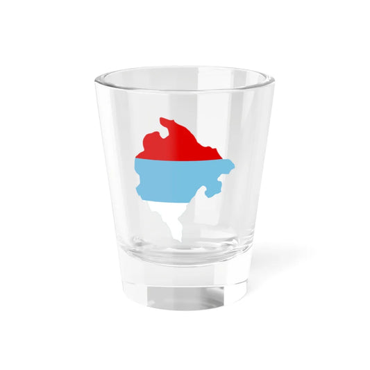 Flag-map of Montenegro 1993-2004 (Montenegro) Shot Glass 1.5oz 1.5oz - Go Mug Yourself