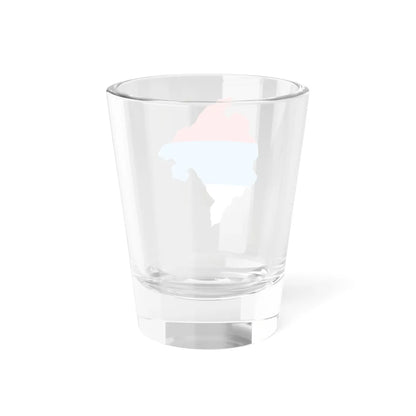 Flag-map of Montenegro 1993-2004 (Montenegro) Shot Glass 1.5oz - Go Mug Yourself