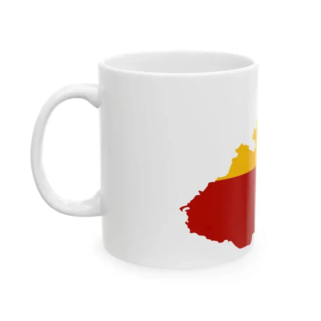 Flag map of Moravia (Czech Republic) White Coffee Mug - Go Mug Yourself