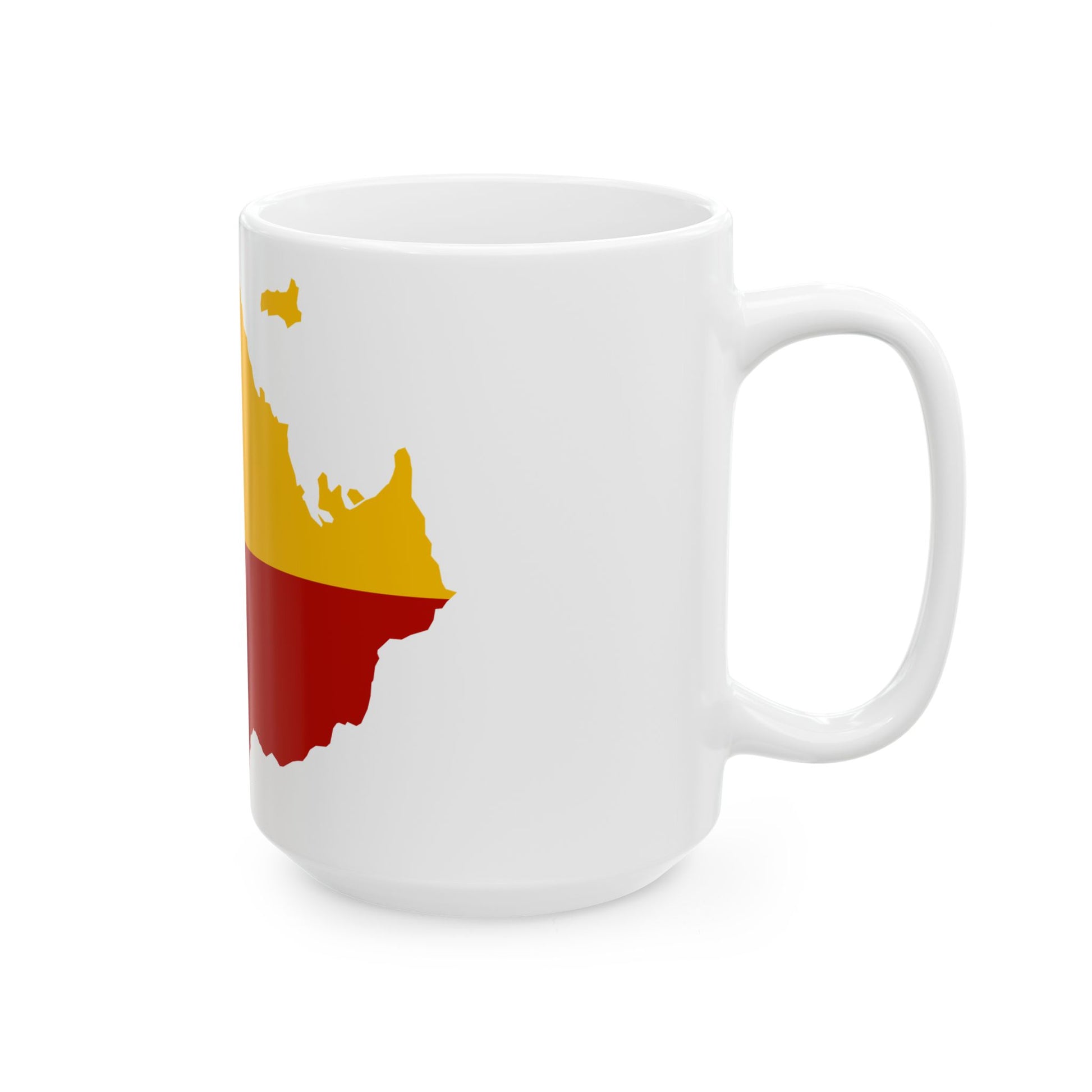 Flag map of Moravia (Czech Republic) White Coffee Mug-Go Mug Yourself
