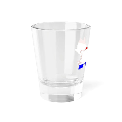 Flag-map of Mordovia (Russia) Shot Glass 1.5oz - Go Mug Yourself