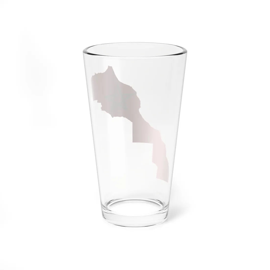 Flag map of Morocco (Morocco) Pint Glass 16oz - Go Mug Yourself