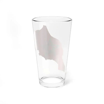 Flag-map of Morocco (Morocco) Pint Glass 16oz - Go Mug Yourself