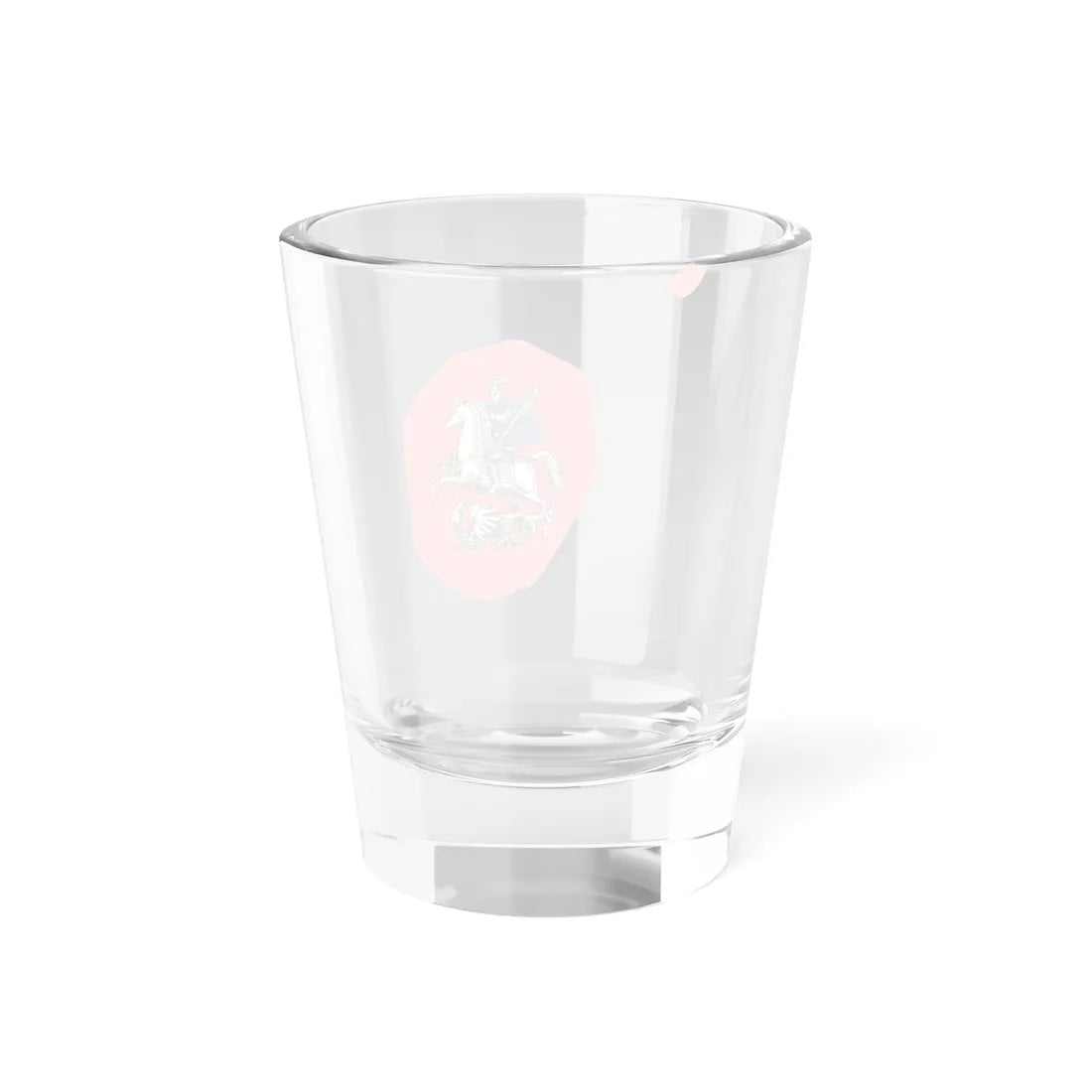 Flag-map of Moscow 1994-1995 (Russia) Shot Glass 1.5oz - Go Mug Yourself