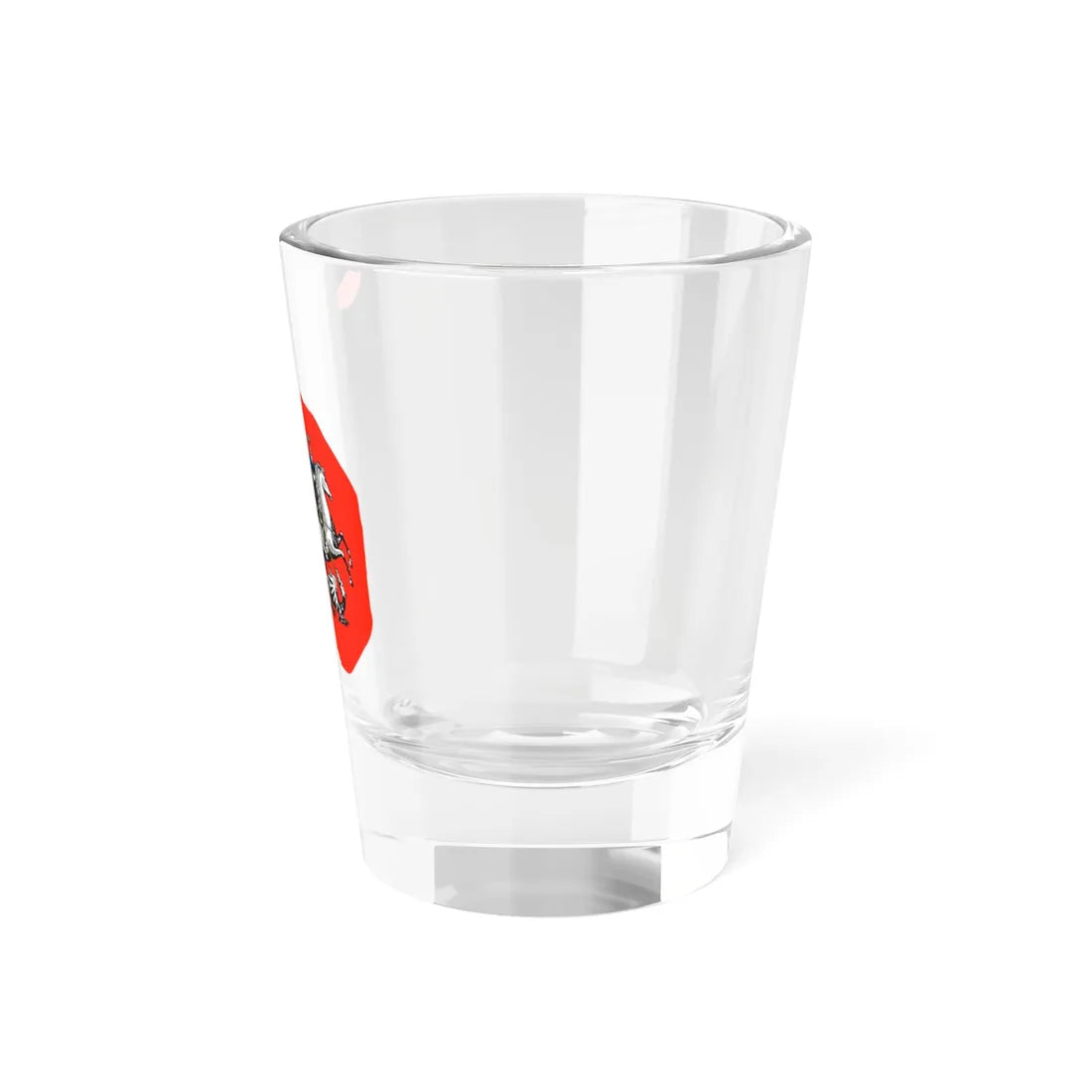Flag-map of Moscow 1994-1995 (Russia) Shot Glass 1.5oz - Go Mug Yourself